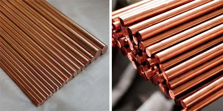 T1/T2/Tp1/Tp2c10100/c10200/c10500/c10700/c11000 Vierkant/Rond Koper Rod Copper Bar