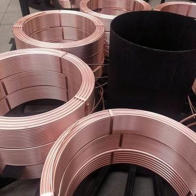 Niveau Gekronkelde H65 22mm Buis van het de Rol de Zuivere Koper van de Koperpijp voor Pannekoek