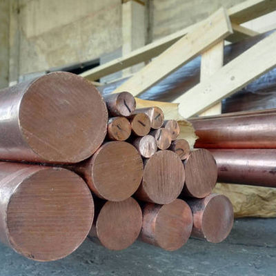 Hoog - kwaliteit 99,9% Zuiverheid paste Recht Koperbars &amp; Koper Rod Price /Kg C11000 C10200 aan