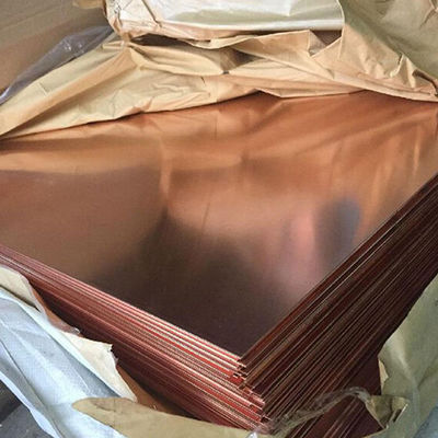 Goudkleur koper messing platenplaten magazijnvoorziening C10100 C10200