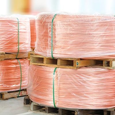 Elektroplacerde geëmailleerde draad Recycling koper geplatte aluminium 0,13 mm 8-10% C
