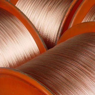 Elektroplacerde geëmailleerde draad Recycling koper geplatte aluminium 0,13 mm 8-10% C