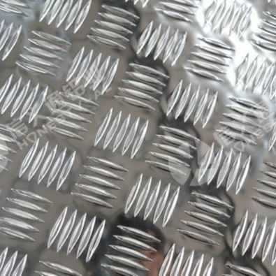 Aluminiumplaat met gekabelde diamanten 3003 5052 6061 Gedrukt geperforeerd plaatje